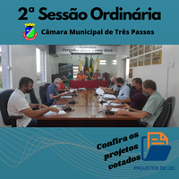 2ª SESSÃO ORDINÁRIA REALIZADA EM 2021