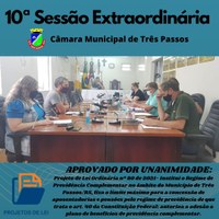 APROVADO POR UNANIMIDADE PROJETO DE LEI QUE FIXA LIMITE MÁXIMO PARA CONCESSÃO DE APOSENTADORIAS E PENSÕES PELO REGIME DE PREVIDÊNCIA