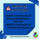 AVISO DE LICITAÇÃO