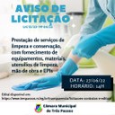 AVISO DE LICITAÇÃO!!!