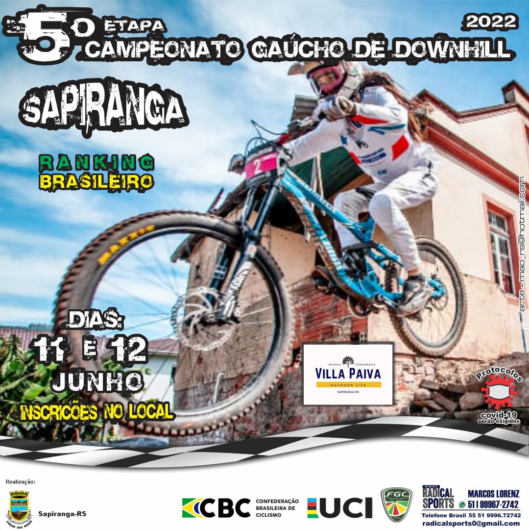 CAMPEONATO GAÚCHO DE DOWNHILL TERÁ PARTICIPAÇÃO DE TRESPASSENSES 