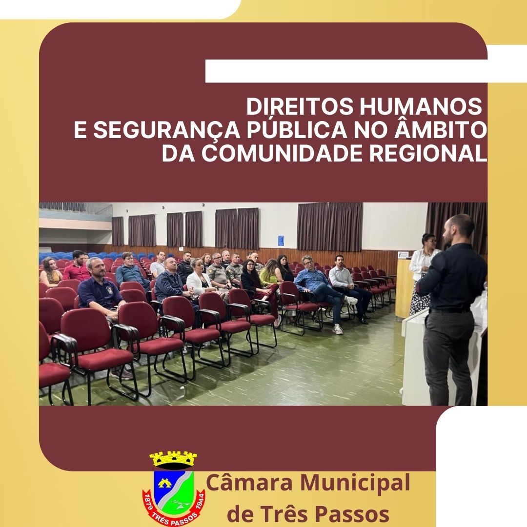 DIREITOS HUMANOS E SEGURANÇA PÚBLICA NO ÂMBITO DA COMUNIDADE REGIONAL