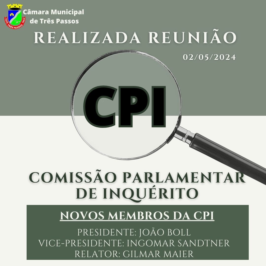 ELEITOS NOVOS MEMBROS DA CPI 