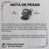 Nota de pesar: Enio Egon Scheuermann