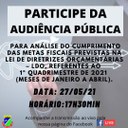 PARTICIPE DA AUDIÊNCIA PÚBLICA