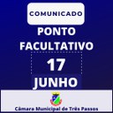 Ponto Facultativo: 17 de Junho