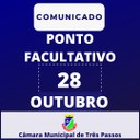 Ponto Facultativo: 28 de outubro