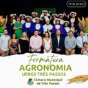 Presidente da Câmara de Vereadores prestigia formatura de Agronomia da UERGS de Três Passos