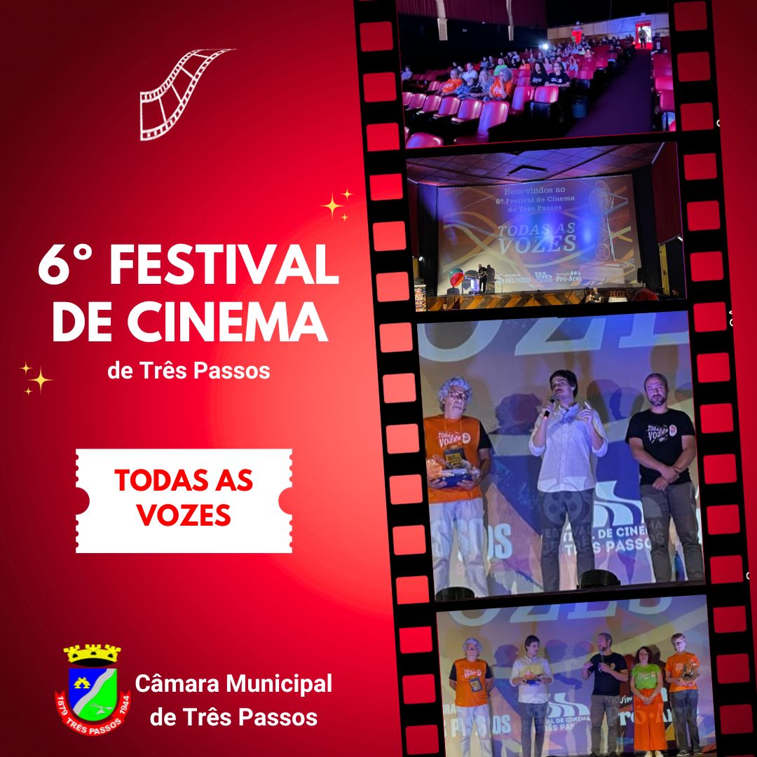 PRIMEIRA NOITE DO FESTIVAL DE CINEMA DE TRÊS PASSOS