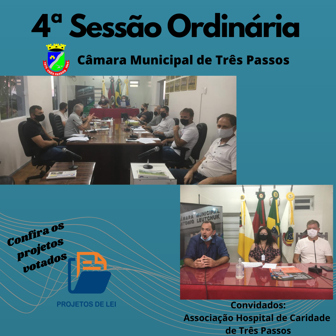 REALIZADA 4ª SESSÃO ORDINÁRIA EM 22/02