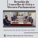 REALIZADA REUNIÃO DO CONSELHO DE ÉTICA EM 06/10/21