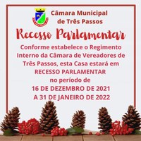 Recesso Parlamentar