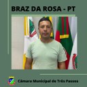 SUPLENTE DE VEREADOR, BRAZ DA ROSA, ASSUME CADEIRA DO PT