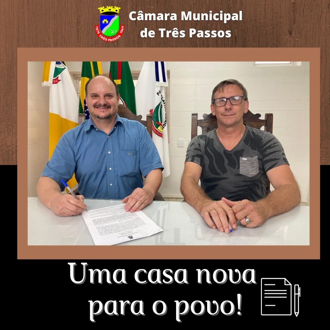 Uma casa nova para o povo!