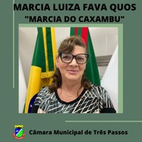 VEREADORA SUPLENTE MARCIA LUIZA FAVA QUOS (MARCIA DO CAXAMBU) ASSUME CADEIRA NA CÂMARA DE VEREADORES